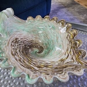 ❤️1960's ♥️Fratelli Taso ♥️Marano Glass bowl♥️Vintage♥️Hand blown♥️ Italy 🇮🇹